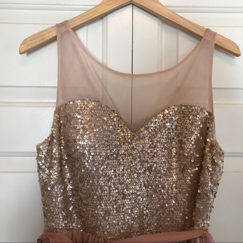 Sparkly Sweetheart Neckline Dress